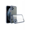 Mey İthalat® iPhone 11 Pro Kılıf Miami Şeffaf Silikon - Gri