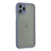 Mey İthalat®  iPhone 11 Pro Kılıf Montreal Silikon Kapak - Gri