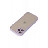 Mey İthalat®  iPhone 11 Pro Kılıf Montreal Silikon Kapak - Mor