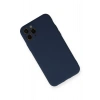 Mey İthalat®  iPhone 11 Pro Kılıf Nano içi Kadife Silikon - Lacivert