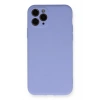 Mey İthalat®  iPhone 11 Pro Kılıf Nano içi Kadife Silikon- Lila
