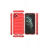 Mey İthalat®  iPhone 11 Pro Kılıf Optimum Silikon - Kırmızı