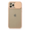 Mey İthalat® iPhone 11 Pro Kılıf Palm Buzlu Kamera Sürgülü Silikon - Pembe