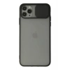 Mey İthalat® iPhone 11 Pro Kılıf Palm Buzlu Kamera Sürgülü Silikon - Siyah