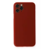 Mey İthalat® iPhone 11 Pro Kılıf PP Ultra İnce Kapak - Kırmızı