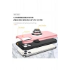 Mey İthalat®  iPhone 11 Pro Max Kılıf Elit Yüzüklü Kapak - Pembe