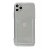 Mey İthalat®  iPhone 11 Pro Max Kılıf Kart Şeffaf Silikon - Şeffaf