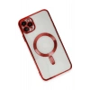 Mey İthalat®  iPhone 11 Pro Max Kılıf Kross Magneticsafe Kapak - Kırmızı