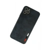 Mey İthalat® iPhone 11 Pro Max Kılıf Loop Deri Silikon - Lacivert