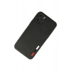 Mey İthalat® iPhone 11 Pro Max Kılıf Loop Deri Silikon - Siyah
