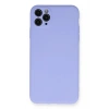 Mey İthalat®  iPhone 11 Pro Max Kılıf Nano içi Kadife Silikon - Lila