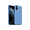 Mey İthalat®  iPhone 11 Pro Max Kılıf Nano içi Kadife Silikon - Mavi