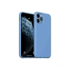 Mey İthalat®  iPhone 11 Pro Max Kılıf Nano içi Kadife Silikon - Mavi