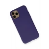 Mey İthalat®  iPhone 11 Pro Max Kılıf Nano içi Kadife Silikon - Mor
