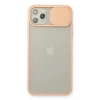Mey İthalat® iPhone 11 Pro Max Kılıf Palm Buzlu Kamera Sürgülü Silikon - Pembe