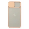 Mey İthalat® iPhone 11 Pro Max Kılıf Palm Buzlu Kamera Sürgülü Silikon - Pembe