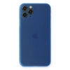 Mey İthalat®  iPhone 11 Pro Max Kılıf PP Ultra İnce Kapak - Mavi