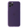 Mey İthalat® iPhone 11 Pro Max Kılıf PP Ultra İnce Kapak - Mor