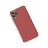 Mey İthalat®  iPhone 11 Pro Max Kılıf Volet Silikon - Kırmızı