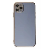 Mey İthalat®  iPhone 11 Pro Max Kılıf Volet Silikon - Mavi
