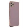 Mey İthalat®  iPhone 11 Pro Max Kılıf Volet Silikon - Mor