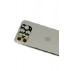 Mey İthalat® iPhone 11 Pro Max Rainbow Kamera Lens Koruma Cam - Yeşil