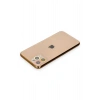 Mey İthalat® iPhone 11 Pro Renkli Kamera Lens Koruma Cam - Turuncu-Kırmızı