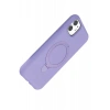 Mey İthalat®   iPhone 11 Regal Magsafe Standlı Kapak - Lila