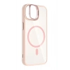 Mey İthalat®   iPhone 11 Remim Lensli Magsafe Standlı Kapak - Pembe
