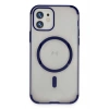 Mey İthalat®  iPhone 12 Hilton Magsafe Kapak - Lacivert