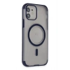Mey İthalat®  iPhone 12 Hilton Magsafe Kapak - Lacivert