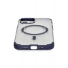 Mey İthalat®  iPhone 12 Hilton Magsafe Kapak - Lacivert