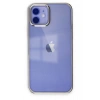 Mey İthalat®  iPhone 12 Kılıf Element Silikon - Gümüş