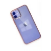 Mey İthalat® iPhone 12 Kılıf Element Silikon - Pembe