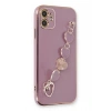 Mey İthalat® iPhone 12 Kılıf Esila Silikon - Mor