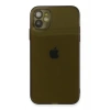 Mey İthalat® iPhone 12 Kılıf Fly Lens Silikon - Siyah