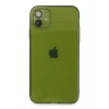 Mey İthalat® iPhone 12 Kılıf Fly Lens Silikon - Yeşil