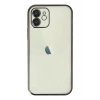 Mey İthalat®  iPhone 12 Kılıf  Lensli Silikon - Siyah