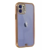 Mey İthalat® iPhone 12 Kılıf Liva Taşlı Silikon - Pembe