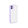 Mey İthalat®  iPhone 12 Kılıf Montreal Silikon Kapak - Mor