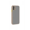 Mey İthalat®  iPhone 12 Kılıf Montreal Silikon Kapak - Pembe