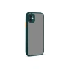 Mey İthalat®  iPhone 12 Kılıf Montreal Silikon Kapak - Yeşil