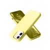 Mey İthalat®  iPhone 12 Kılıf Nano içi Kadife Silikon- Sarı