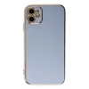 Mey İthalat®  iPhone 12 Kılıf Volet Silikon - Mavi