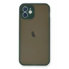 Mey İthalat®  iPhone 12 Mini Kılıf Montreal Silikon Kapak - Yeşil