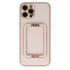 Mey İthalat®  iPhone 12 Pro Kılıf Coco Elit Kapak - Pudra