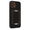 Mey İthalat®  iPhone 12 Pro Kılıf Coco Elit Kapak - Siyah
