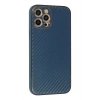 Mey İthalat®  iPhone 12 Pro Kılıf Coco Karbon Silikon - Mavi