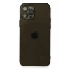 Mey İthalat® iPhone 12 Pro Kılıf Fly Lens Silikon - Siyah
