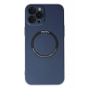 Mey İthalat® iPhone 12 Pro Kılıf Jack Magneticsafe Lens Silikon - Lacivert